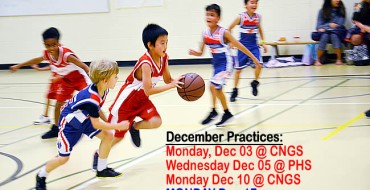 Red Star Basketball – December practices schedule