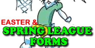 Easter Weekend + LEAGUE forms URGENT Easter Weekend + LEAGUE forms URGENT