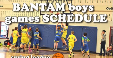 Spring League games Schedule