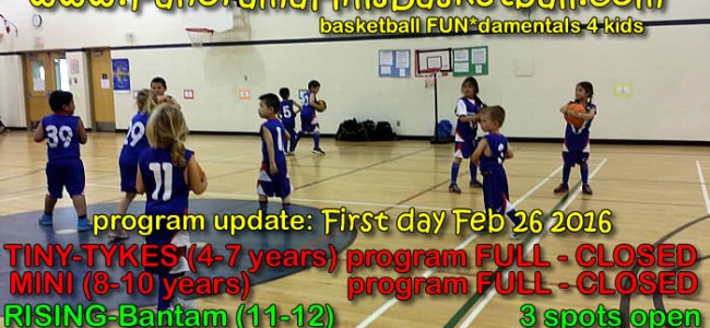 DAY 01 – Panorama Hills Basketball – SPRING 2016