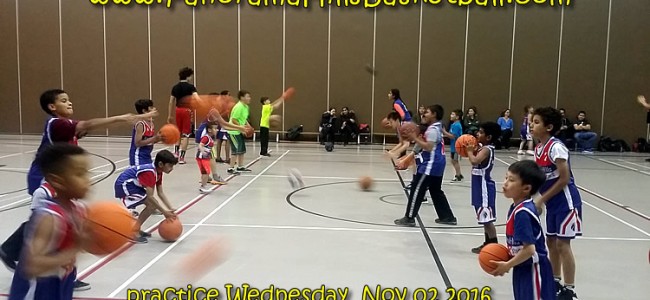Basketball practice Wednesday, Nov 02 2016 Basketball practice Wednesday, Nov 02 2016