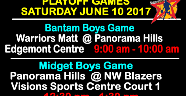 BANTAM & MIDGET boys PLAYOFF GAMES JUNE 10 BANTAM & MIDGET boys PLAYOFF GAMES JUNE 10