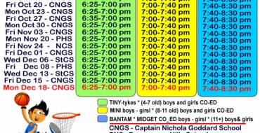 2017 FALL program: basketball schedule 2017 FALL program: basketball schedule