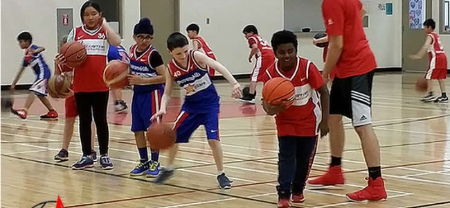 RedStar / PanoramaHills basketball Practice Wed March 28