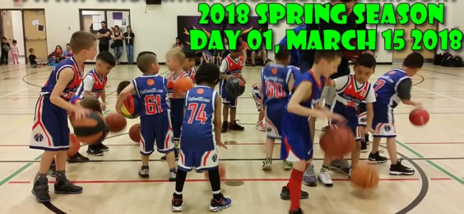 RedStar/PanoramaHills Basketball * 2018 SPRING SEASON * day 01 * March 15