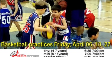 Red Star / Panorama Hills Basketball practices April 06, 13, 27