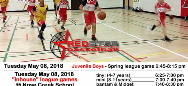 Red Star basketball games-practice May 08 & May 11 Red Star basketball games-practice May 08 & May 11