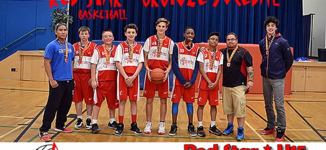 Red Star basketball – U15 boys – Bronze medal – SPRING 2018