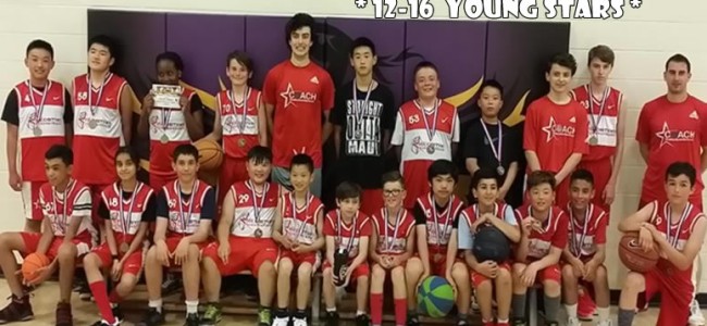 RED STAR basketball (in-house) tournament 2018 SPRING * bantam-midget-juvenile stars *