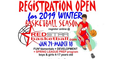 REGISTRATION open for 2019 WINTER season (Jan – March) REGISTRATION open for 2019 WINTER season (Jan – March)