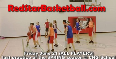 RED STAR Basketball – FRI June 21 – last practice of 2019 SPRING SEASON RED STAR Basketball – FRI June 21 – last practice of 2019 SPRING SEASON