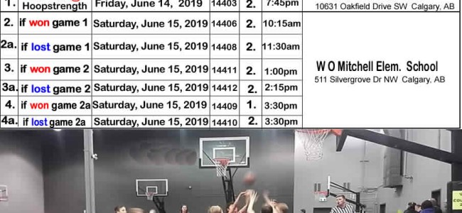 Red Star Basketball – MINi boys – playoff games – June 14-15
