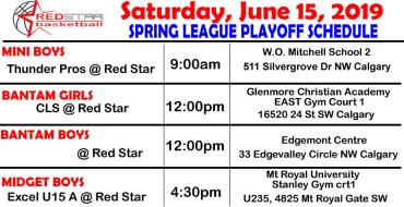 *SATURDAY JUNE 15 * PLAYOFF ROUND 2  * Red Star Basketball * ELITE teams *SATURDAY JUNE 15 * PLAYOFF ROUND 2  * Red Star Basketball * ELITE teams