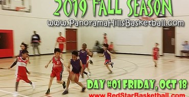 PanoramaHills/RedStar Basketball * Fall season * day #01 * Friday Oct 18