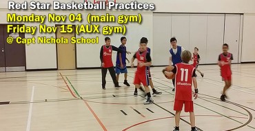 Basketball Practices (reminder) Monday Nov 04 then Friday Nov 15 Basketball Practices (reminder) Monday Nov 04 then Friday Nov 15