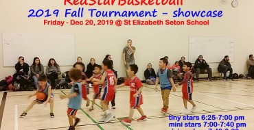 PanoramaHills / RedStar Basketball – 2019 Fall tournament (“in-house”) – showcase Friday Dec 20 2019