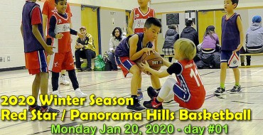 PanoramaHills/RedStar Basketball * 2020 WINTER SEASON * day #01 * MON Jan 20