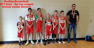 Red Star Basketball * U11 boys – 3rd place, BRONZE medal winners