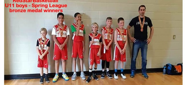 Red Star Basketball * U11 boys – 3rd place, BRONZE medal winners