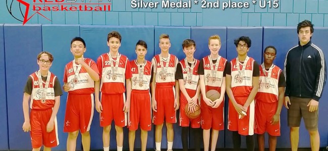 Red Star Basketball *U15 boys* – 2nd place – SILVER MEDAL – Spring League