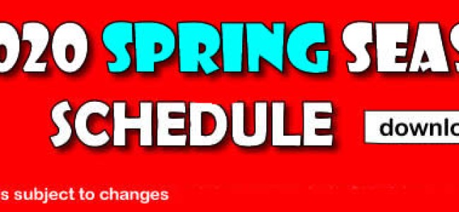 Red Star Basketball 2020 SPRING season schedule