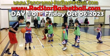 Day #01 – FRI * Oct 06 2023 Red Star Basketball FALL program