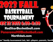 Fri Dec. 22,  BASKETBALL GAME day -the last day of 2023 Red Star FALL program