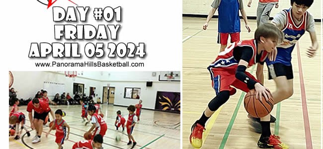 Day #01 – FRI * April 05 2024 Red Star Basketball SPRING program