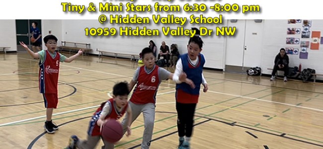 Mini & Tiny Stars – Bonus practice * game time * Fri May 03 @ Hidden Valley School
