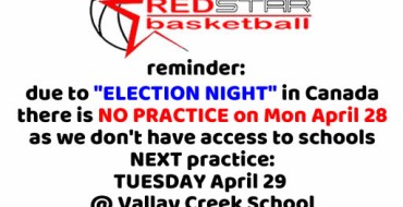 There is NO practice on Monday April 28 – next practice TUESDAY April 29 There is NO practice on Monday April 28 – next practice TUESDAY April 29