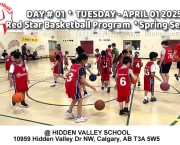 Day #01 * TUE * April 01 2025 * Red Star Basketball SPRING program Day #01 * TUE * April 01 2025 * Red Star Basketball SPRING program
