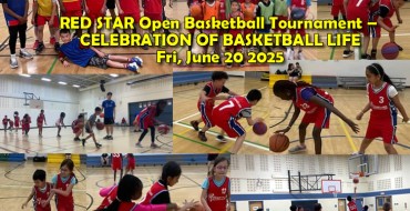 RED STAR Open Basketball Tournament – CELEBRATION OF BASKETBALL LIFE – June 20, 2025 from 6:30 pm RED STAR Open Basketball Tournament – CELEBRATION OF BASKETBALL LIFE – June 20, 2025 from 6:30 pm
