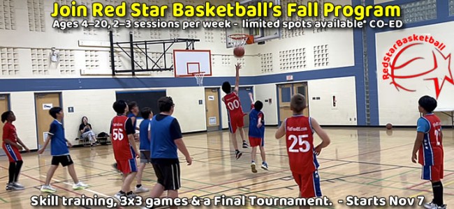 Register Now for the Red Star Fall Basketball Program 2025 – Starts Nov 7! Register Now for the Red Star Fall Basketball Program 2025 – Starts Nov 7!
